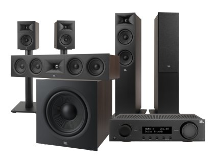 8841 17 jbl kompletni 5 1 set av zesilovace a reproduktoru pro domaci kino cerny