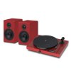 27387 4 pro ject jukebox e1 hifi set red kompletni stereofonni audio system s gramofonem