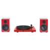 27387 5 pro ject jukebox e1 hifi set red kompletni stereofonni audio system s gramofonem