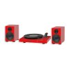 27387 6 pro ject jukebox e1 hifi set red kompletni stereofonni audio system s gramofonem