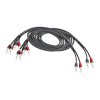 38046 7 audioquest rocket 44 sbw 3 0 m reproduktorove kabely single biwire vidlicky stribrne