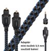 41433 audioquest vodka optilink 3 0 m opticky kabel toslink 3 5 mm mini adapter