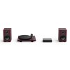 43368 2 pro ject colourful audio system 2 all in one hi fi system s gramofonem satin wine red