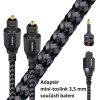 6630 1 audioquest carbon optilink 5 0 m opticky kabel toslink 3 5 mm mini adapter