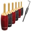 audioquest suregrip series 507 banana gold set 6 ks bananky zlate
