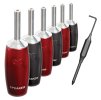 audioquest suregrip series 507 banana silver set 6 ks bananky stribrne