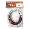 acoustique quality 646 5bw mkii reproduktorova sada kabelu bi wire zapojeni 5 0 m