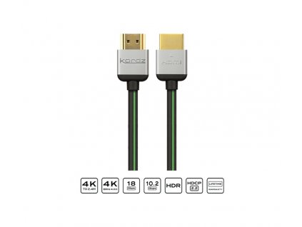 Kordz EVO HDMI kabel, 4K/HDR, 18Gb/s, délka (Délka 0,6 m)