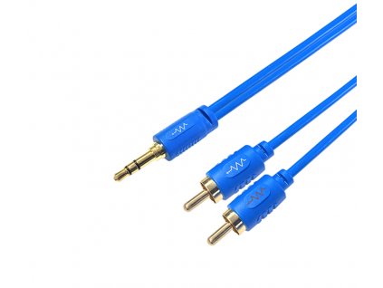 Blustream ANA2 2 x RCA / Cinch na 1x stereo jack 3,5 mm, délka 2 m