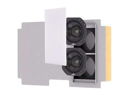 Vestavný subwoofer do sádrokartonu nebo cihlové/betonové zdi Garvan WIR216