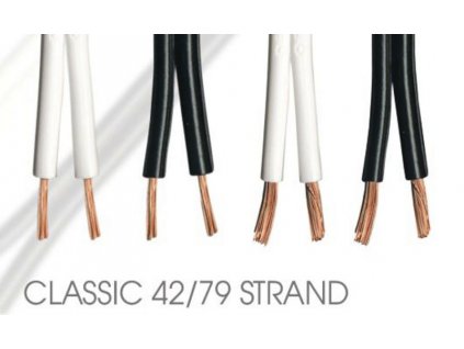 QED 42/100B  42 STRAND CABLE (Barevné provedení BLACK)