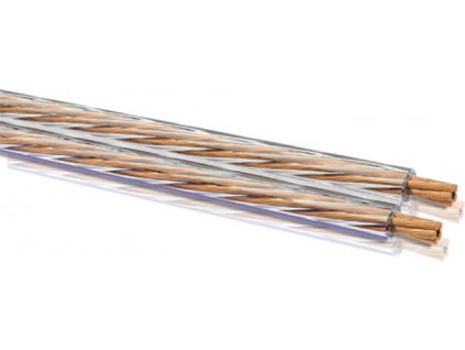 Oehlbach LS-Kabel 2x2,5mm glasklar, cívka 100m