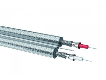 Oehlbach Silver Express Plus glasklar phono kabel vč. zemnění, metraž