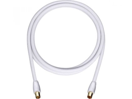 Oehlbach Easy Connect, anténní kabel (Délka 2,00m, Barevné provedení bílá)