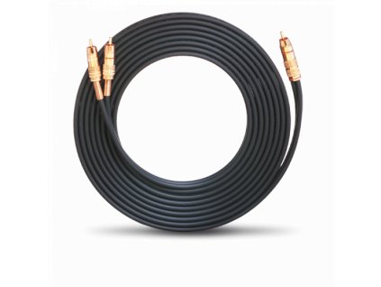 Oehlbach NF 1 Y-Adapter Cinch-2Cinch / černý (Délka 1,5m)