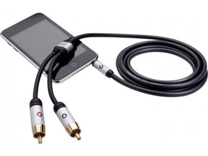 Oehlbach i Connect Klinke kabel Jack 3,5 / CINCH (Délka 3m, Barva černá)