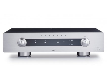 primare pre35 dac modular preamplfier and digital to analog converter front titanium 1200x587