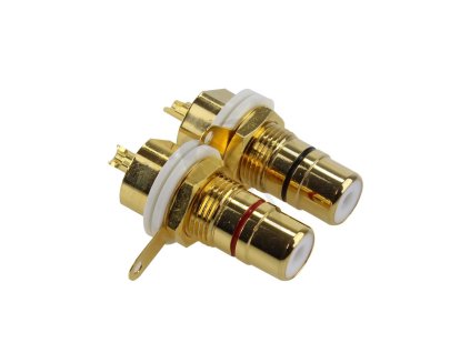 10520 elecaudio er 101 embases rca vissage exterieur isolation ptfe 2mm la paire