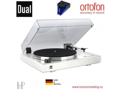 DUAL CS 600 High Gloss White Special Edition + Ortofon 2M Blue