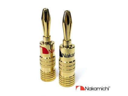 Nakamichi - Banana Plugs N0534 Gold