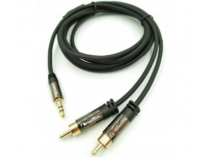 NAKAMICHI - HQ Premium 2RCA-jack 3,5mm / 1m