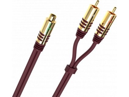 Oehlbach NF Y-Adapter Cinch-2Cinch 20 cm