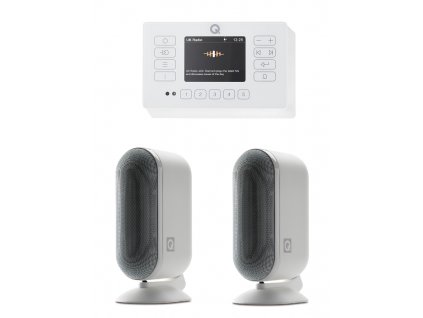 Q Acoustics E120/bílá + Q Acoustics 7000LRi/pár/bílá