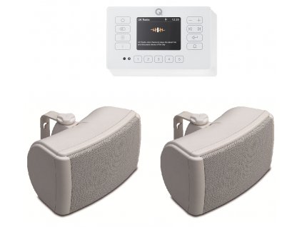 Q Acoustics E120 + Qi45EW/pár/bílá