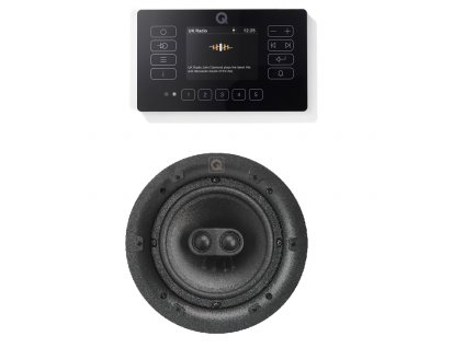 Q Acoustics E120 + Qi65C ST/pár/černá