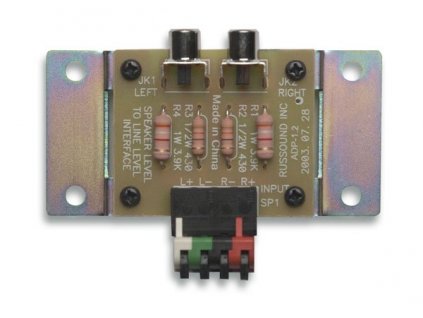 adp 1 2 speaker to line level adapter f