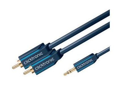 clicktronic hq ofc kabel jack 3 5mm 2x cinch rca m m 10m i249785