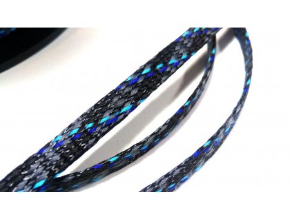 ELECAUDIO BLUE HELIX Expandable Braided Nylon Sleeve (PET) 8-16mm