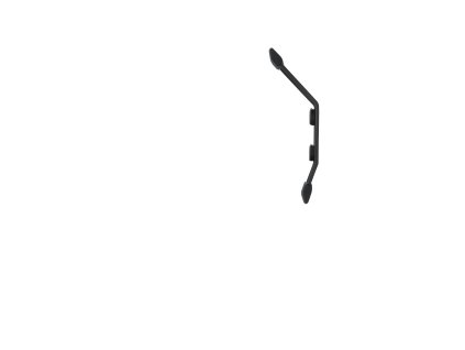 Mountson nástěnný držák pro Sonos Move / (Barevné provedení černá)