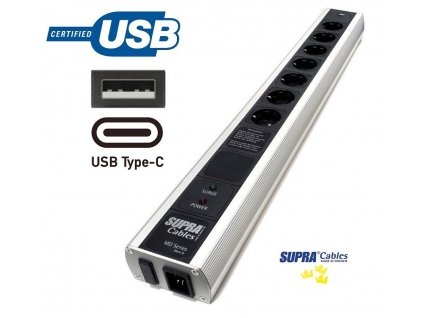 SUPRA Mains Block MD07DC-16-EU/SP with USB A/C