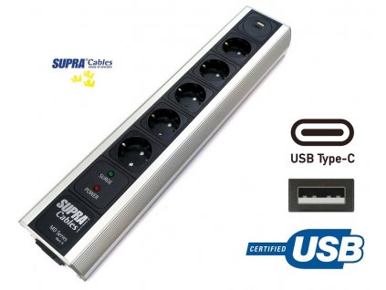 SUPRA Mains Block MD05-EU/SP with USB A/C