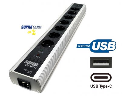SUPRA Mains Block MD07-EU/SP with USB A/C