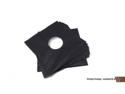 vyr 8182 Simply Analog 12 ANTISTATIC SLEEVES Black