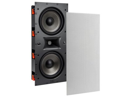 jbl studio 6 66lcr dvoupasmovy vestavny reproduktor 2 x 6 5 bily obdelnik 50 w rms