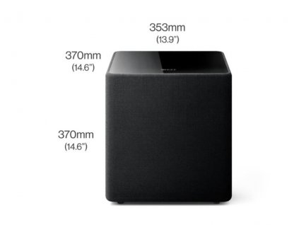 KEF • KUBE 10 MIE • BLACK - subwoofer