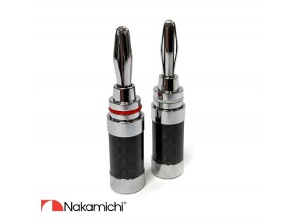 Nakamichi - Banana Plugs N04072 - Rhodium
