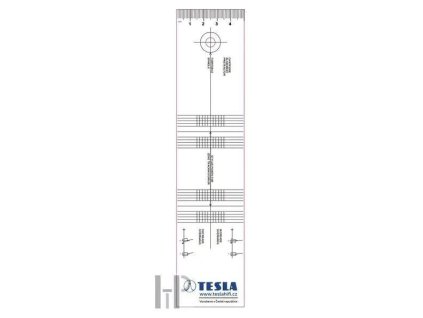 vyr 8566 TESLA Cartridge and VTA Alignment Protractor