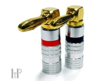 vyr 8640 TESLA Speaker Banana Plugs Angle