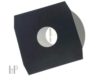 vyr 8585 TESLA 12 palcu LP Inner Sleeve black 80g angled
