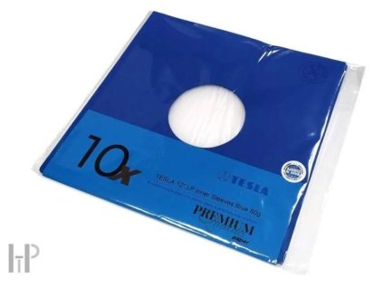 vyr 8604 1556029321 TESLA 12 palcu LP Inner Sleeves blue 80g 10ks