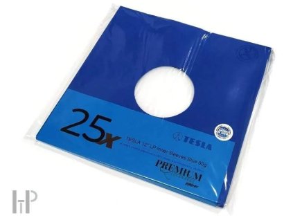 vyr 8604 1556029322 TESLA 12 palcu LP Inner Sleeves blue 80g 25ks