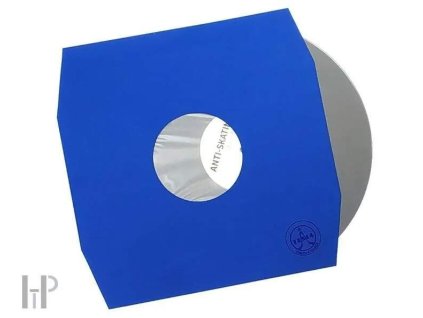 vyr 8605 TESLA 12 palcu LP Inner Sleeves blue 80g angled