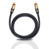 Oehlbach NF Sub-kabel cinch/cinch mono (Délka 1,0m, Barva černá)