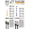 Kordz Bravo 8K HDMI 2.1 kabel 1 m (délka 1 m)