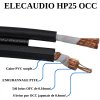 10577 elecaudio hp 25occ speaker cable occ ofc ptfe 2x48mm o75mm