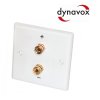 Dynavox Wall Terminal Mono (Barevné provedení Bílý plast)